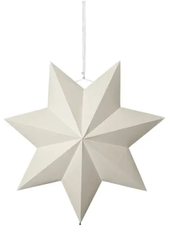 STAR Trading Lichterketten & Deko-Leuchten<Papierstern "Polar" in Weiß - Ø 55 cm