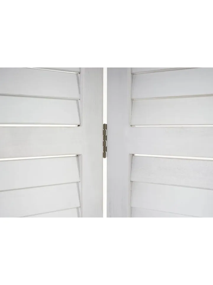 MCW Paravents<Paravant C30 im Shabby-Look, Weiß
