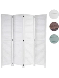 MCW Paravents<Paravant C30 im Shabby-Look, Weiß