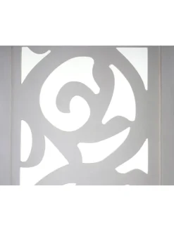 MCW Paravents<Paravant Izmir mit Ornamente, 170x161x2cm, weiß