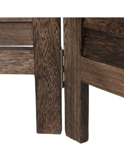 MCW Paravents<Paravent A84 mit Ornamente, Braun