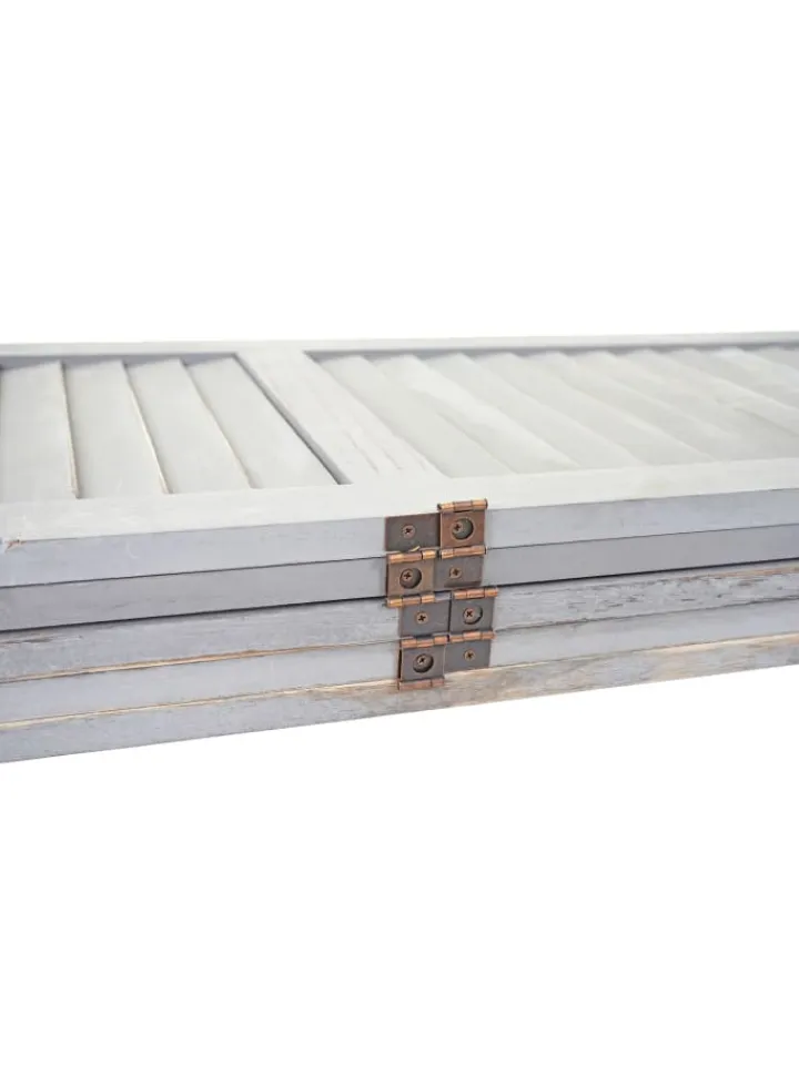 MCW Paravents<Paravent G30 im Shabby-Look, Grau