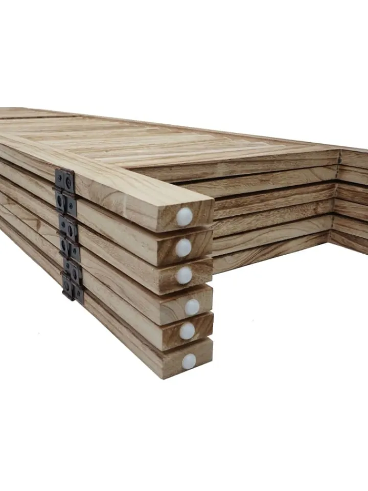 MCW Paravents<Paravent G30 im Shabby-Look, Hellbraun