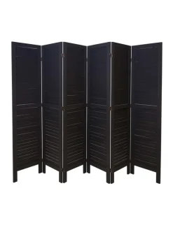 MCW Paravents<Paravent G30 im Shabby-Look, Anthrazit