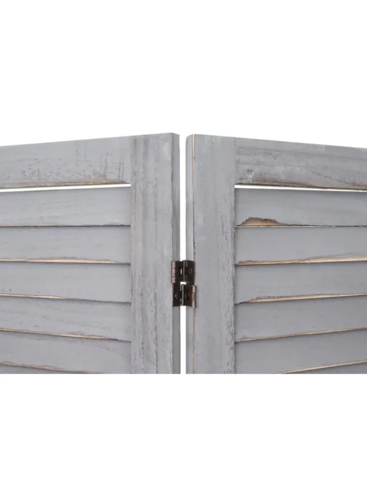MCW Paravents<Paravent G30 im Shabby-Look, Grau