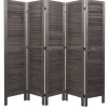 MCW Paravents<Paravent G30 im Shabby-Look, Grau-braun