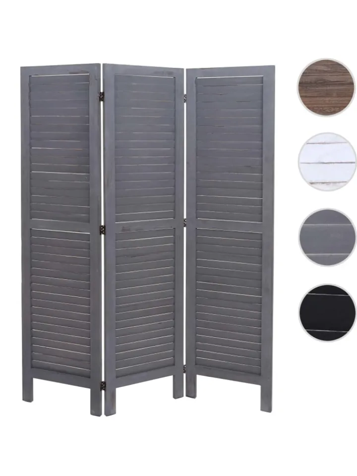 MCW Paravents<Paravent G30, Shabby-Look, Grau