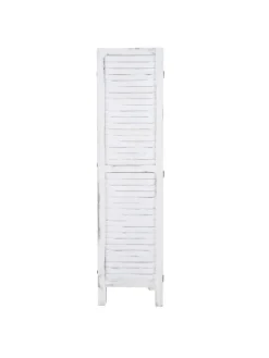 MCW Paravents<Paravent G30, Shabby-Look, Weiß