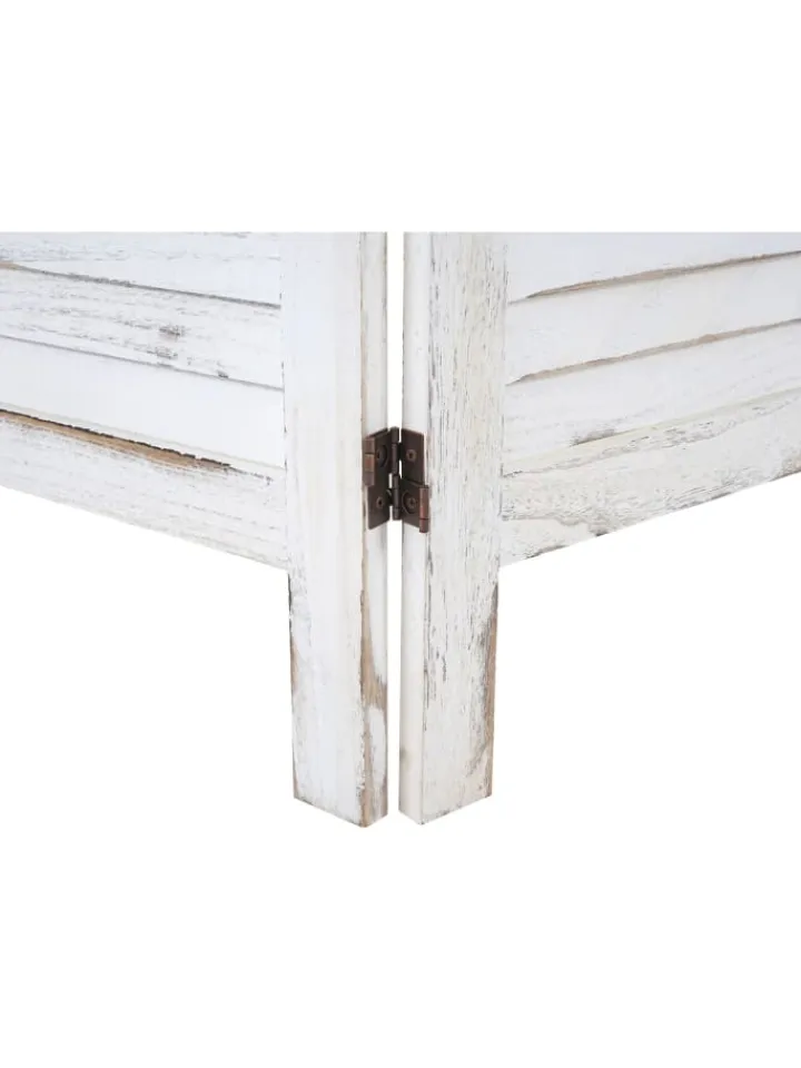 MCW Paravents<Paravent G30, Shabby-Look, Weiß