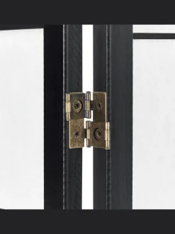 Beliani Paravents<Paravent GOMAGOI in Schwarz - (W) 120 x (H) 170 x (L) 2 cm