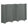 relaxdays Paravents<Paravent in Grau - (B)320 x (H)170cm