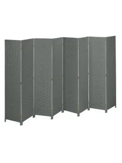 relaxdays Paravents<Paravent in Grau - (B)320 x (H)170cm