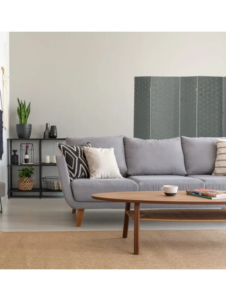 relaxdays Paravents<Paravent in Grau - (B)320 x (H)170cm