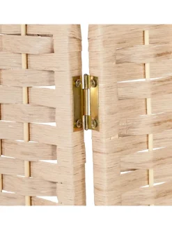 relaxdays Paravents<Paravent in Natur - (B)180 x (H)180cm