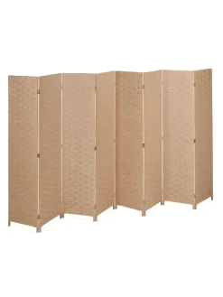 relaxdays Paravents<Paravent in Natur - (B)320 x (H)170cm