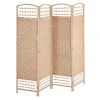 relaxdays Paravents<Paravent in Natur- (B)180 x (H)180 cm
