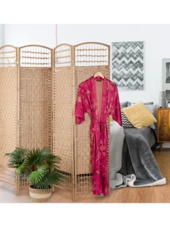 relaxdays Paravents<Paravent in Natur- (B)180 x (H)180 cm