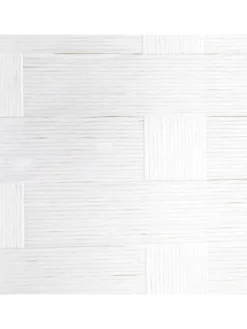 relaxdays Paravents<Paravent in Weiß - (B)180 x (H)180 cm