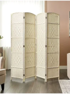 Beliani Paravents<Paravent LAPPAGO in Beige - (W) 163 x (H) 170 x (L) 2 cm