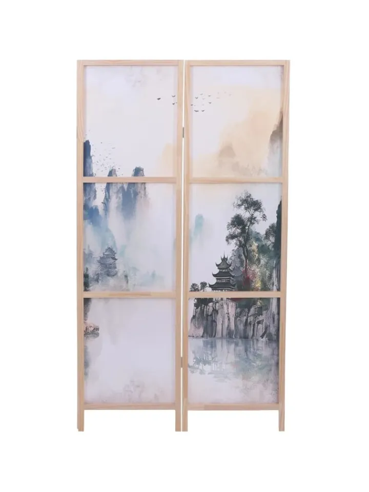MCW Paravents<Paravent O70 Naturmotive 170x137cm, Berge