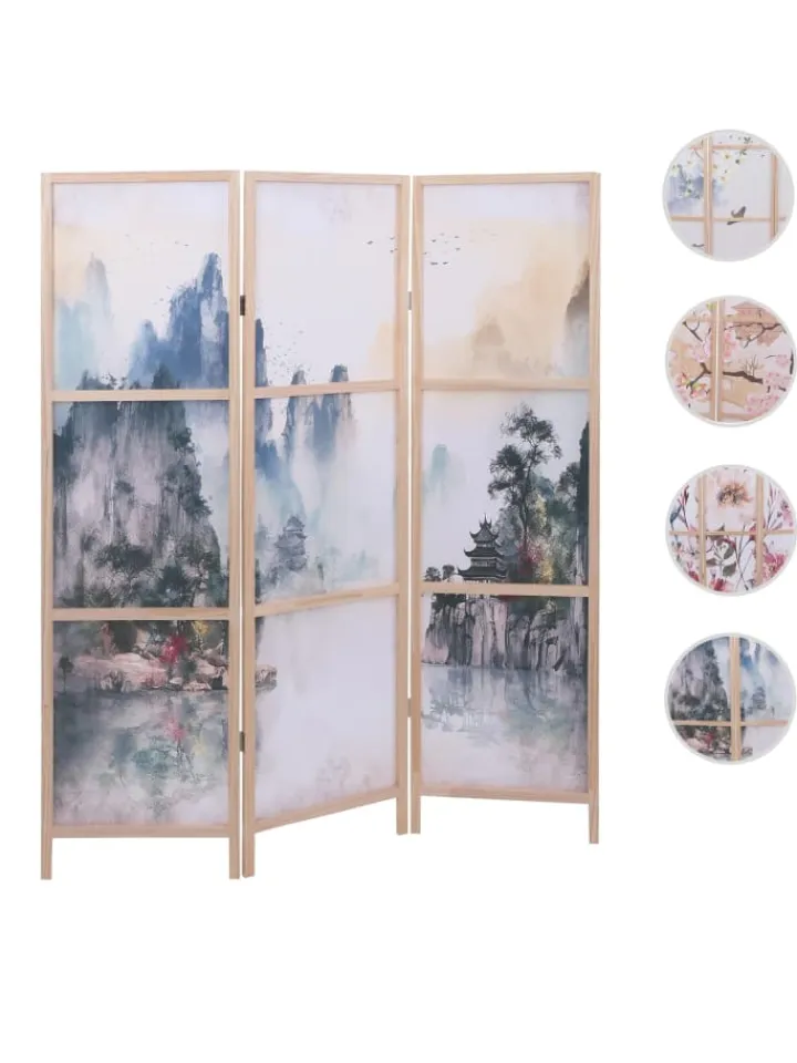 MCW Paravents<Paravent O70 Naturmotive 170x137cm, Berge