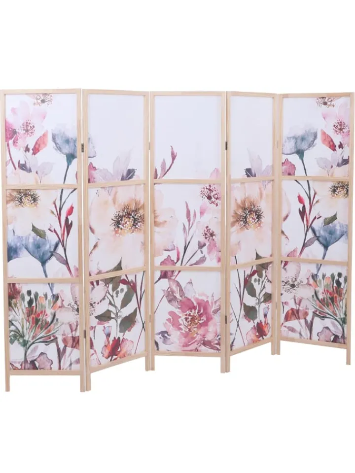 MCW Paravents<Paravent O70, Naturmotive 170x227cm, Blumen