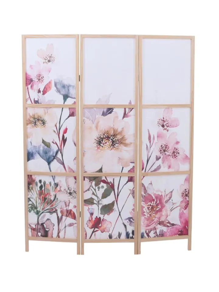 MCW Paravents<Paravent O70 Naturmotive 170x137cm, Blumen