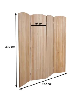 MCW Paravents<Paravent O30 zusammenklappbar 4 Paneele 170x162cm