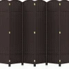 COSTWAY Paravents<Paravent 240x170cm in Braun