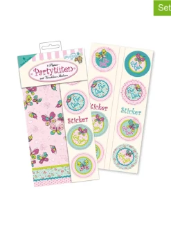 Lutz Mauder Partyzubehör & -Dekoration<Partytüten "Butterflies" in Rosa - 8 Stück