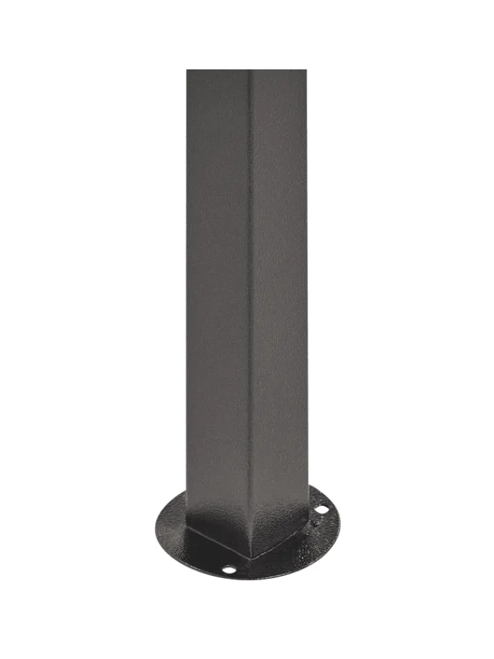 Beliani Gartenmöbel<Pavillon NARO in Grau/Schwarz - (W) 240 x (H) 245 x (L) 148 cm