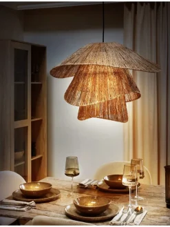 Beliani Decken- & Hängeleuchten<Pendelleuchten BEDAS in /Schwarz - (W) 55 x (H) 187 x (L) 55 cm