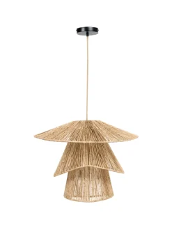 Beliani Decken- & Hängeleuchten<Pendelleuchten BEDAS in /Schwarz - (W) 55 x (H) 187 x (L) 55 cm
