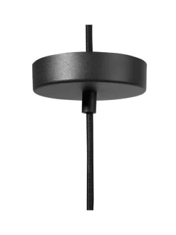 Beliani Decken- & Hängeleuchten<Pendelleuchten CETINA in Schwarz/Gold - (W) 40 x (H) 129 x (L) 40 cm