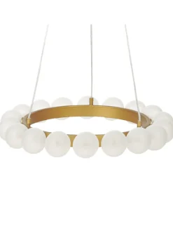 Beliani Decken- & Hängeleuchten<Pendelleuchten GEORGES in Gold - (W) 59 x (H) 146 x (L) 59 cm