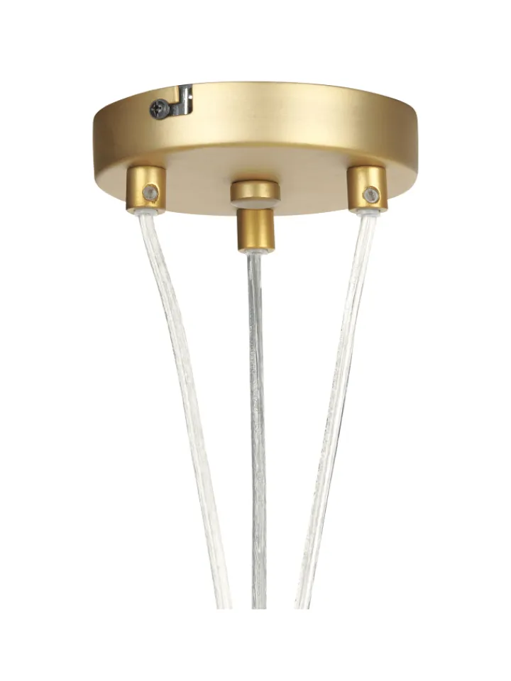 Beliani Decken- & Hängeleuchten<Pendelleuchten GEORGES in Gold - (W) 59 x (H) 146 x (L) 59 cm
