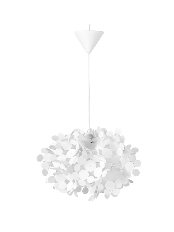 Beliani Decken- & Hängeleuchten<Pendelleuchten LAMONE in Weiß - (W) 40 x (H) 120 x (L) 40 cm