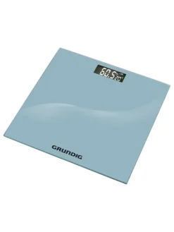 GRUNDIG Pflege & Gesundheit<Personenwaage in Silber - (L)35 x (B)29 cm