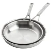 KitchenAid Kochgeschirr<Pfannen-Set Multiply (CC004916-001) 24+28cm Set in silber