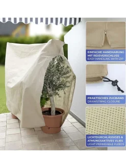 Wenko Pflanzen & Zubehör<Pflanzenschutz in Beige - (B)240 x (H)200 cm