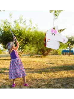 relaxdays Partyzubehör & -Dekoration<Pinata Einhorn in Weiß