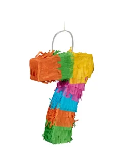 relaxdays Partyzubehör & -Dekoration<Pinata "Zahl 7" in Bunt