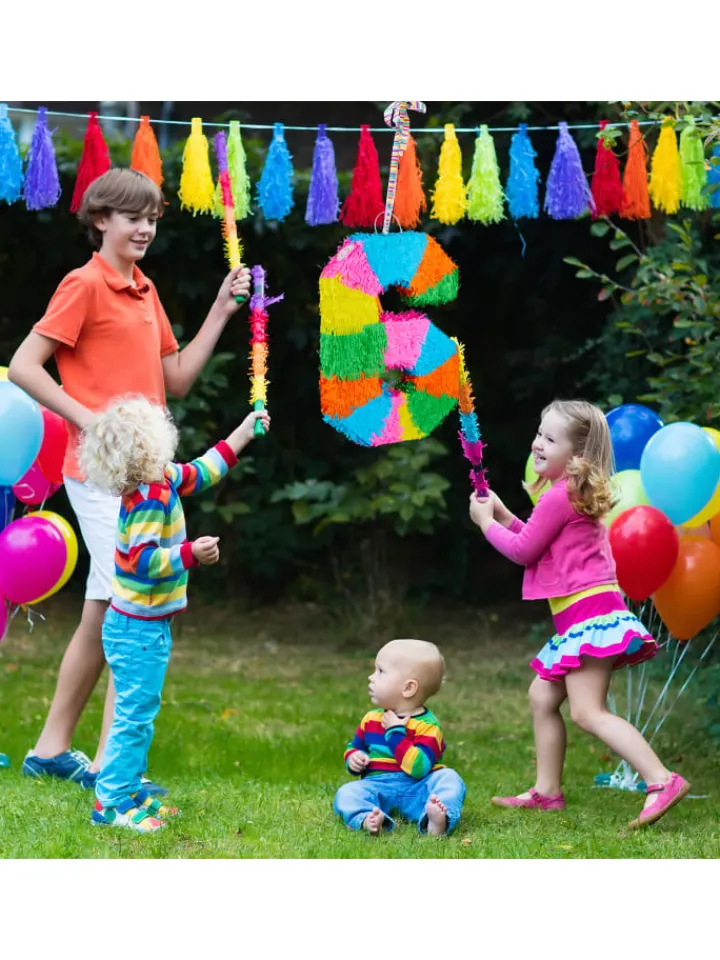 relaxdays Partyzubehör & -Dekoration<Pinata Zahl 9 in Bunt