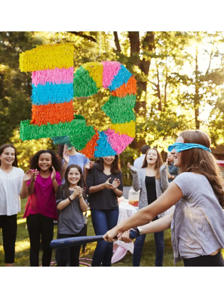 relaxdays Partyzubehör & -Dekoration<Pinata Zahl 8 in Bunt