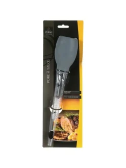 Secret de Gourmet Grillen<Pipette für Fleisch und Soße in grau