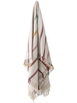 Bloomingville Wohndecken & Plaids<Plaid "Frey" in Bunt - (L)160 x (B)130 cm