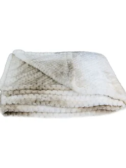 THE HOME DECO FACTORY Wohndecken & Plaids<Plaid in Beige - (L)200 x (B)150 cm