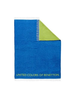 Benetton Wohndecken & Plaids<Plaid in Blau/ Gelb