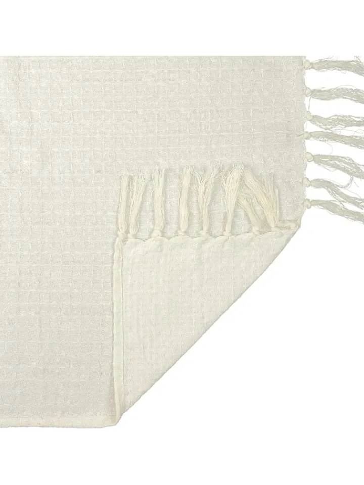 THE HOME DECO FACTORY Wohndecken & Plaids<Plaid in Creme - (L)250 x (B)170 cm