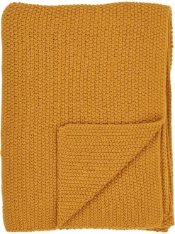 House Nordic Wohndecken & Plaids<Plaid in Senf- (L)170 x (B)130 cm
